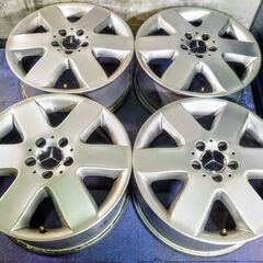 ベンツ純正【富山】Ｖクラス純正 17インチ ET56 +56 PCD112 メルセデス ベンツ Ｖクラス Mクラス Rクラス MLクラス 中古 4本