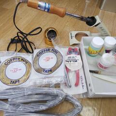 ステンドグラスの道具