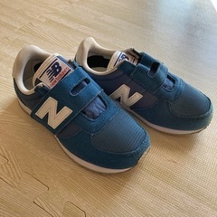子供　男の子　靴　ニューバランス18cm ブルー