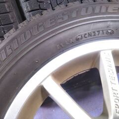 冬 ベンツ Aクラス【富山】Bクラス 15インチ BS ブリヂストン185/65R15 SPORT TECHNIC アルミホイール PCD112 +47 メルセデスベンツ 中古 4本