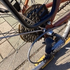 TOKYO BIKE クロスバイク 26 8段ギア ブラウンSサイズ47 154