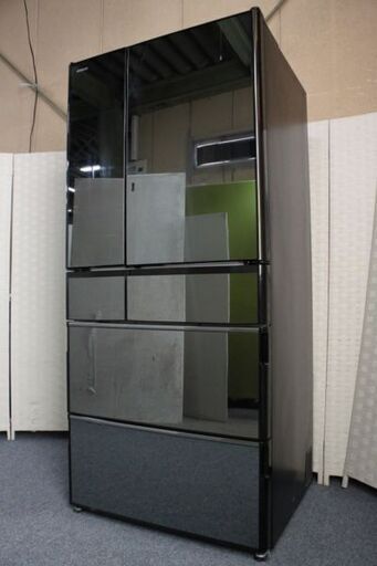 日立 6ドア冷凍冷蔵庫 自動製氷 真空チルド 670L R-X6700F(X