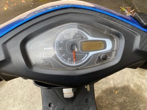 20日まで！格安バイク！SUZUKI アドレスV125S ブルー 自賠責付き 鹿児島市