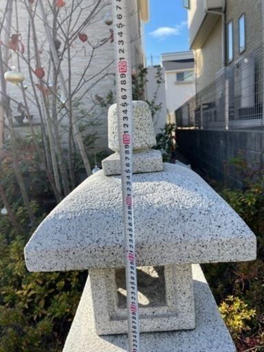 引取り限定】織部灯籠 大阪府茨木市