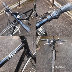 中古自転車レッシグLASSIG☆ブラック黒☆クロスバイクスポーツバイク
