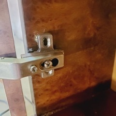 ①622番✨イタリア製 アンティーク調 カップボード 輸入家具 食器棚 ブラウン 飾り棚 ‼️