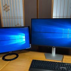 PCモニター 2枚セット DELL S2721QS & ASUS...