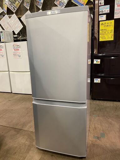 【愛品館市原店】三菱 2019年製 146L 2ドア冷蔵庫 MR-P15E-S【愛市IR】