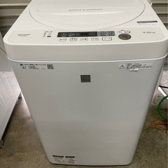 y998　分解清掃済み　SHARP　2019年　4.5kg洗濯機...