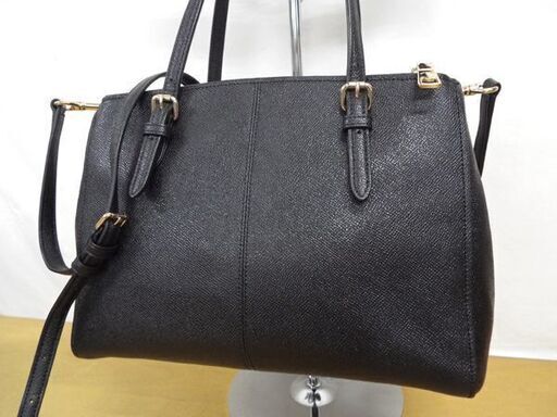 コーチ 3WAY ハンドバッグ ワンショルダー 斜めがけ COACH 55679 ターンロック キャリ−オール29 ブラック 札幌 中央区