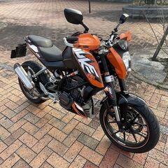 【ネット決済・配送可】KTM　デューク２００　ETC付き