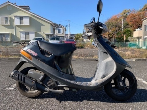 スズキ セピア 50 cc 原付 旧車 スクーター 2スト 実動 書類 カギあり 型式