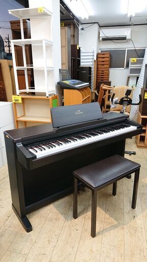 YAMAHA ヤマハ 電子ピアノ デジタルピアノ88鍵盤 CLAVINOVA CLP-133 椅子付き スタンド付き 木目調 鍵盤楽器☆近隣配送無料 買取帝国 朝霞店