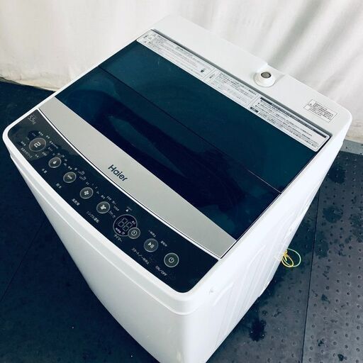 ハイアール Haier 洗濯機 一人暮らし  2017年製 全自動洗濯機 5.5kg ネイビー 送風 乾燥機能付き JW-C55A 【リユース品：状態A】【送料無料】【設置費用無料】 (No.sg211868)