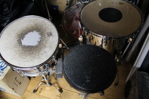 Pearl ドラムセット タム スネア シンバル フロア ハイハット スタンド