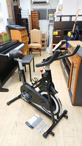 スピンバイク BAR WING BW-SPN01 静音タイプ 負荷8kg エアロ