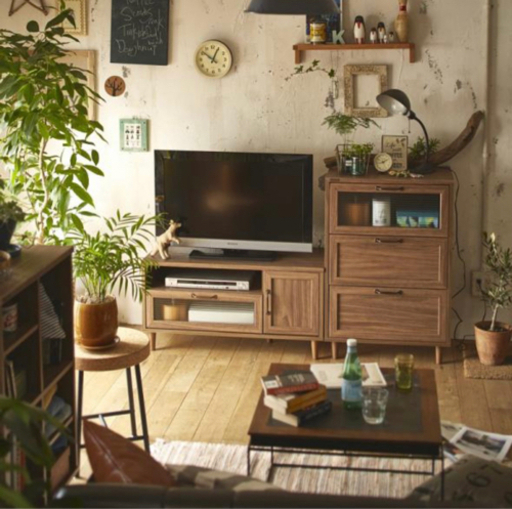 値下げしました　リビングルームセット　テレビ台+チェスト