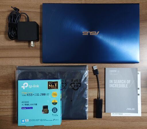 ASUS ZenBook 14 UX433FN i7 8世代 メモリ 16GB Geforce M150 M.2 SSD