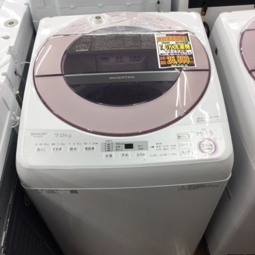 #L-104【ご来店いただける方限定】SHARPの洗濯機です
