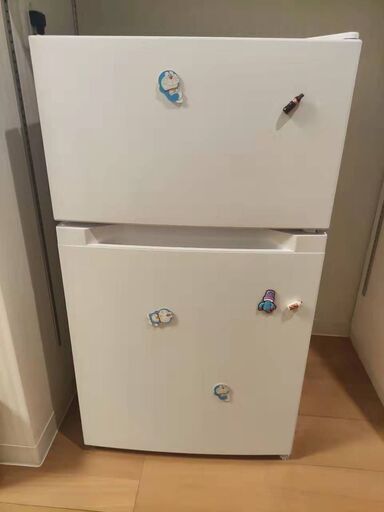 使用少ない 　IRIS OHYAMA（アイリスオーヤマ）冷蔵庫 87L 2ドア ひとり暮らし 幅47.5cm ホワイト PRC-B092D-W