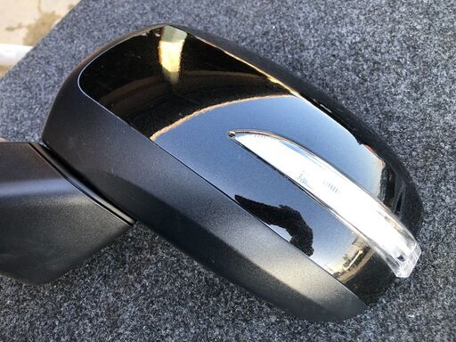 ムーヴ カスタム LA100S サイドミラー 左 美品 X07　9ピン ドアミラー