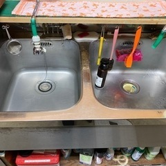 業務用　3連シンク