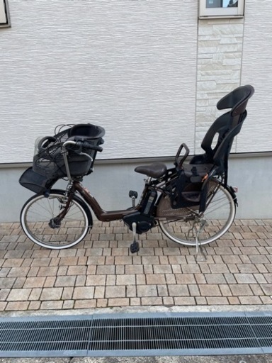 子乗せ前後付き　電動自転車