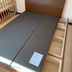 【無料】ベッド（日本ベッド）　フレーム　セミダブル