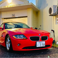 【ネット決済】BMW Z4 激レアの赤 オーペンカー 実走行4万...