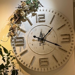 【ネット決済】おしゃれな巨大時計（直径107㎝）