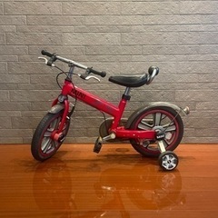 【ネット決済】子供自転車 補助輪付き,外しも可能　14インチ キ...