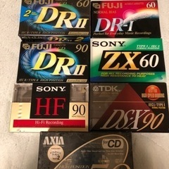 カセットテープ、ハイポジ、レアな海外モデル有り　12本未使用、未開封品