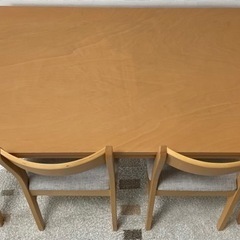 【ネット決済】テーブル　椅子2脚付き