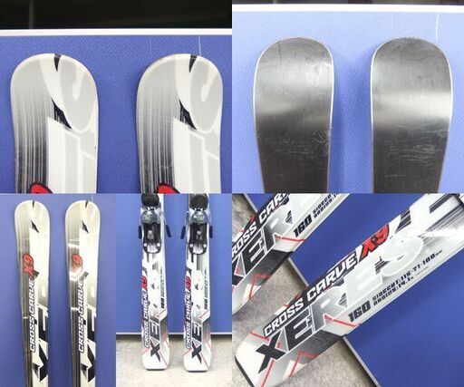 売約済】XERES 160cm カービングスキー CROSS CARVE X9