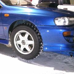 超希少！ スバル 4POTキャリパー対応  15インチホイール 4本セット　脱着・組替もOK！　フルピン・スタッドレス用