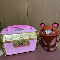 プリキュア　くま　カゴ　入れ物　セット