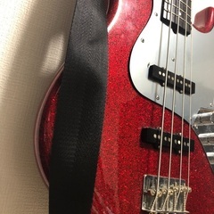 sago ジャズベースタイプ　赤ラメ