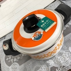 【ネット決済】未使用品　象印　ホーロー  両手鍋　20cm   ...