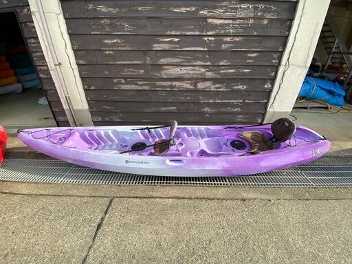 売れ筋 【ワケあり！】タンデム(2人乗り)シーカヤック☆パープル 