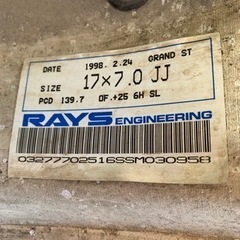 🌟またまたの値下げです！レイズ ボルクレーシング 17インチ 🌟