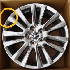 18×7.5J 5穴 ハリアー60系純正18インチホイール 4本セット