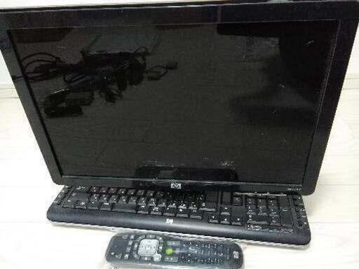 液晶PCモニター HP 19インチワイド　+　無線キーボード付