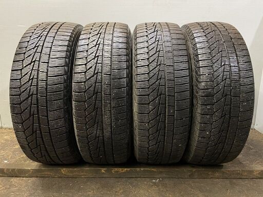 HANKOOK winter i cept iz2A 215/60R17 17インチ スタッドレス 4本 2017年製 バリ溝 アルファード エクストレイル等　(VTM483) クレジットカード QRコード決済可能