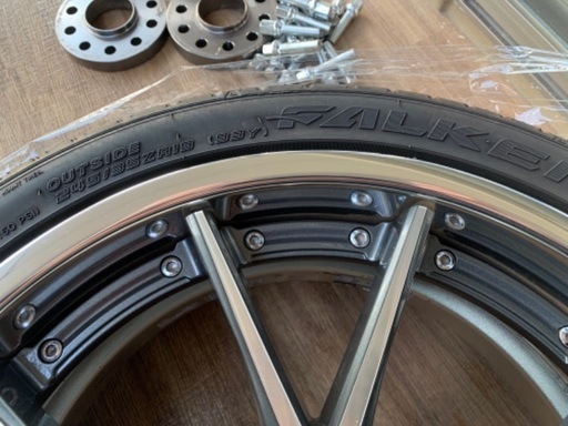 緊急値下げ。Weds MAVERICK MV-905S 19インチ 4本セット(走行4000キロ