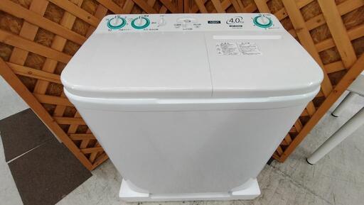 「保証つき」【愛品館江戸川店】AQUA 4.0kg 二槽式洗濯機 2019年製 ID：142-029947-007