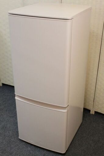三菱 2ドア冷凍冷蔵庫 146L MR-P15F-W マットホワイト 単身用 1人暮らし コンパクト 2020年製 MITSUBISHI  中古家電 店頭引取歓迎 R4816)