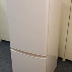 三菱 2ドア冷凍冷蔵庫 146L MR-P15F-W マットホワイト 単身用 1人暮らし