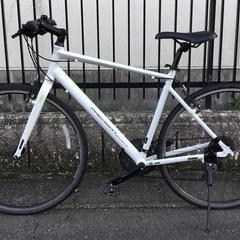 ＜動作・美品＞プレシジョンスポーツ・クロスバイク・アルミ 510㎜ 3×8段変速・タイヤ700×28c　お手入れ済　すぐ乗れます