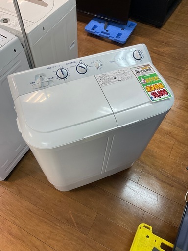 D1*27 [ご来店頂ける方限定] ハイアール　2槽式洗濯機（4.0kg・2017年製）