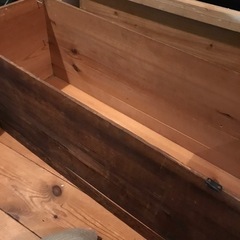 古い大きな木箱